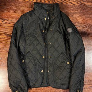 Eddie Bauer Womens Black Quilted Jacket Sport Shop M